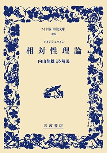 アインシュタイン 相対性理論 (ワイド版岩波文庫)